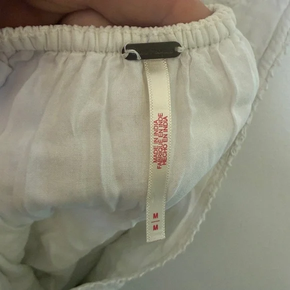 Free People Open Back Babydoll Dress - M - White - Picture 10 of 10